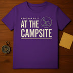 PROBABLY AT THE CAMPSITE Tent Moon Camping Adventure product type
Purple Shirt, Campsite Tee, Camping Apparel, Outdoor Adventure, Tent Graphic, Moon Design, Nature Lover, Explorer Gear, Travel Shirt, Probably Campsite, Hiker Gift, Wilderness Outfit, Camp Life, Forest Explore, Mountain View, Vacation Mood, Wanderlust Shirt, Night Sky, Casual Tee, Graphic Print