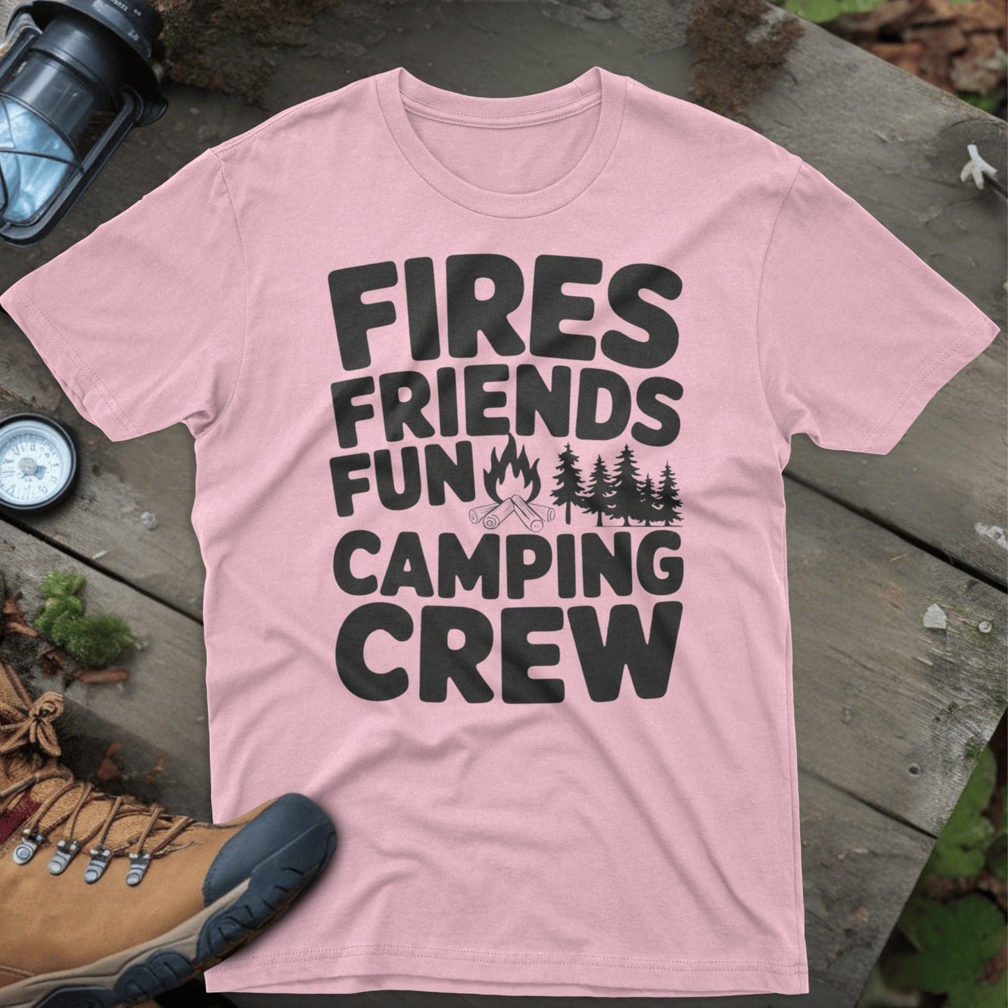 Fires Friends Fun Camping Crew T-shirt product