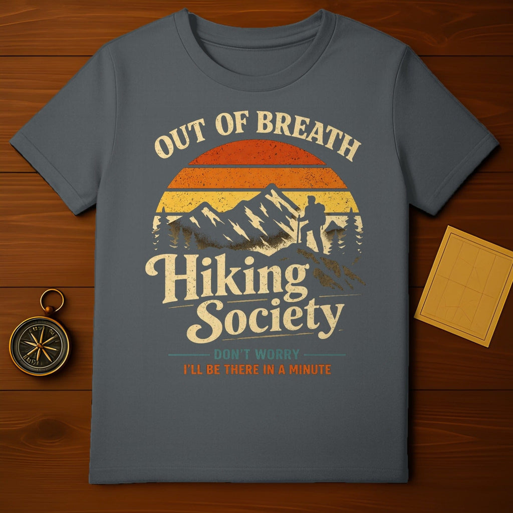 Out Of Breath Hiking Society Adventure Fun product type
Hiking
Outdoors
Mountains
Hiker
Adventure
Trekking
Nature
RetroStyle
VintageGraphic
Sunset
Sunrise
FunnyHiker
OutOfBreath
HikingSociety
TrailLife
Explore
Woodland
HumorousTee
OutdoorLover
Wanderlust