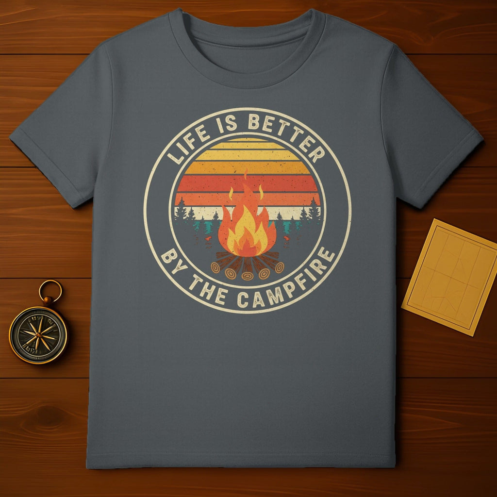 Life Is Better By The Campfire Graphic Tee Shirt