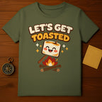Let's Get Toasted Funny Camping Marshmallow Campfire product type