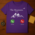 The Mountains Mobile Accept Decline T-Shirt