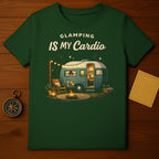 Glamping Is My Cardio Retro Camper Graphic T-Shirt