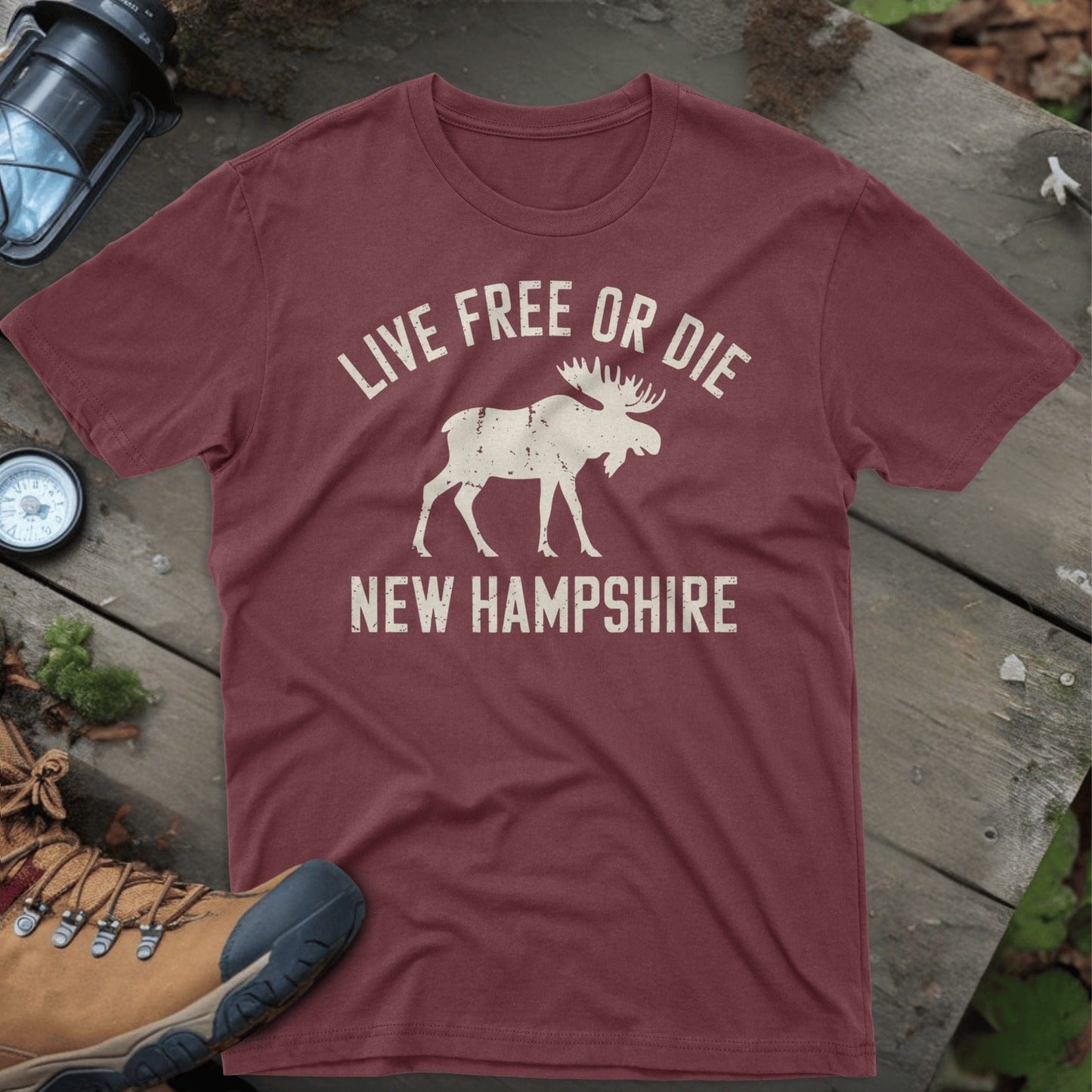 Live Free or Die New Hampshire Graphic T-shirt product