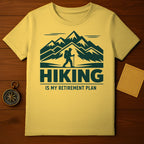 Hiking Is My Retirement Plan Mountain Scene t-shirt product type
Hiking
Mountains
Hiker
Adventure
Nature
Outdoors
Retirement
GraphicTee
Apparel
Trail
Wanderlust
Explore
Summit
Peak
Trek
Wilderness
YellowShirt
MountainLife
Outdoorsy
TravelGear