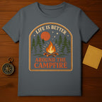LIFE IS BETTER AROUND THE CAMPFIRE product type
Camping, Campfire, Outdoor, Nature, Adventure, Forest, Trees, Bonfire, Wilderness, Explore, Retro design, Vintage style, Camp life, Sunset, Night sky, Stars, Graphic, Getaway, Cozy vibes, Outdoors life