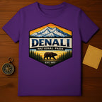 Denali National Park Bear Mountain Graphic T-Shirt