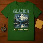 Glacier National Park Montana Scenic Graphic T-Shirt