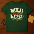 Wild By Nature Adventure Graphic Tee Shirt