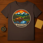 Wyoming Bison Mountains River Pines Sunset T-Shirt product type
Wyoming
Bison
Buffalo
Mountain
Nature
Landscape
Outdoors
Wildlife
Retro
Vintage
Graphic Tee
Animal
River
Forest
Pine Trees
Sunset
National Park
Adventure
Travel
State Pride