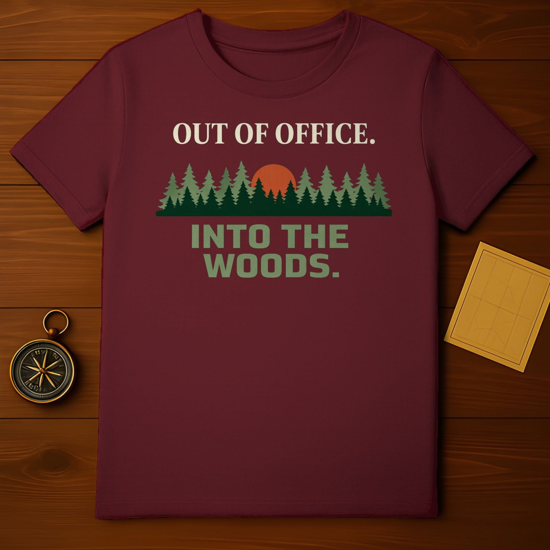 Out Of Office Into The Woods Sunset Trees Design T-Shirt
Out of Office
Into The Woods
Outdoor Life
Nature Lover
Adventure Gear
Forest Design
Sunset Graphic
Tree Line
Camping Style
Hiking Apparel
Wilderness Theme
Mountain Escape
Rustic Design
Vacation Mode
Retreat Wear
Getaway Top
Explore More
Outdoorsy Shirt
Nature Inspired
Pine Trees
