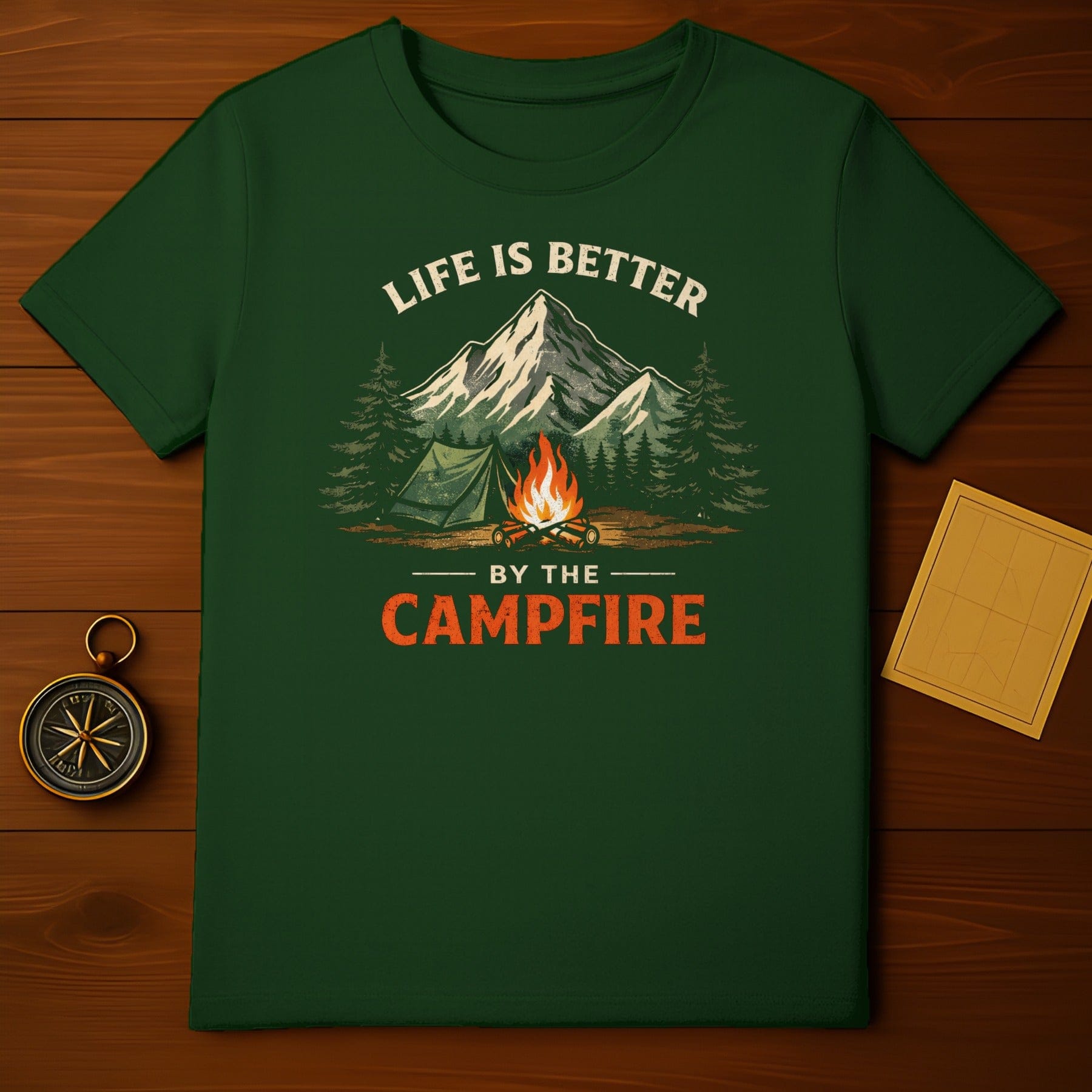 Life is Better by the Campfire Graphic T-Shirt