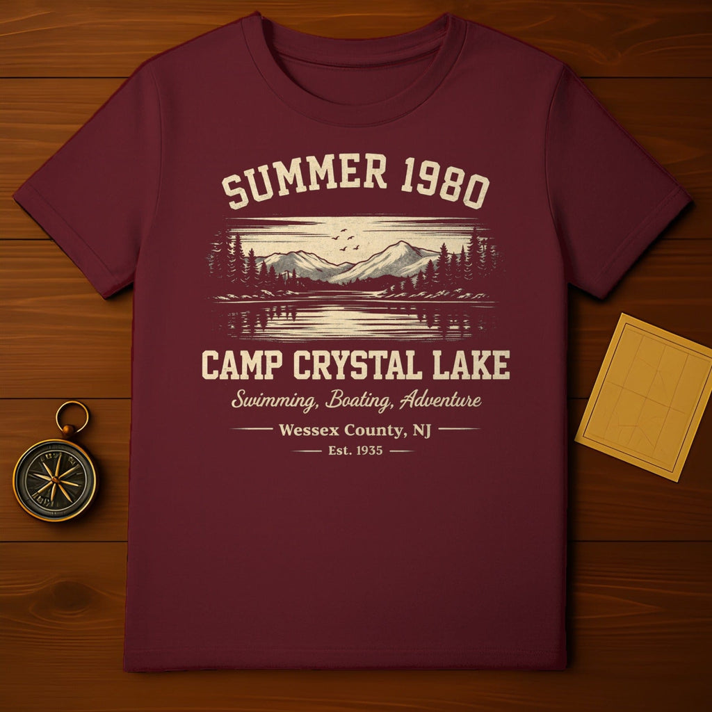 Summer 1980 Camp Crystal Lake Wessex County NJ Shirt