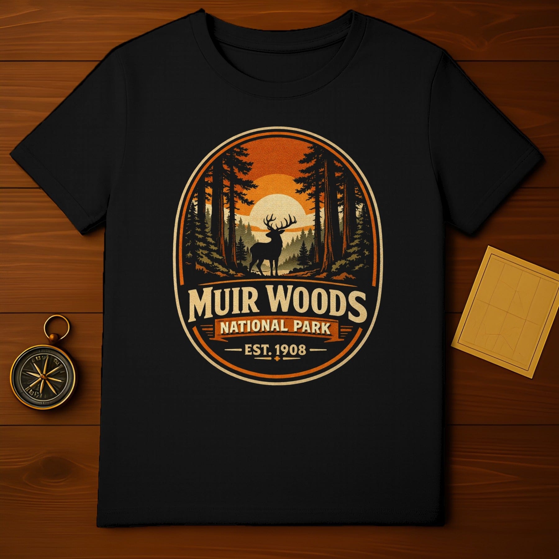 Muir Woods National Park Est 1908 Graphic T-Shirt