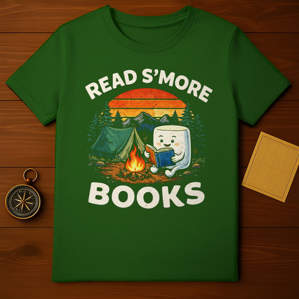 Read S'more Books Campfire Scene T-Shirt