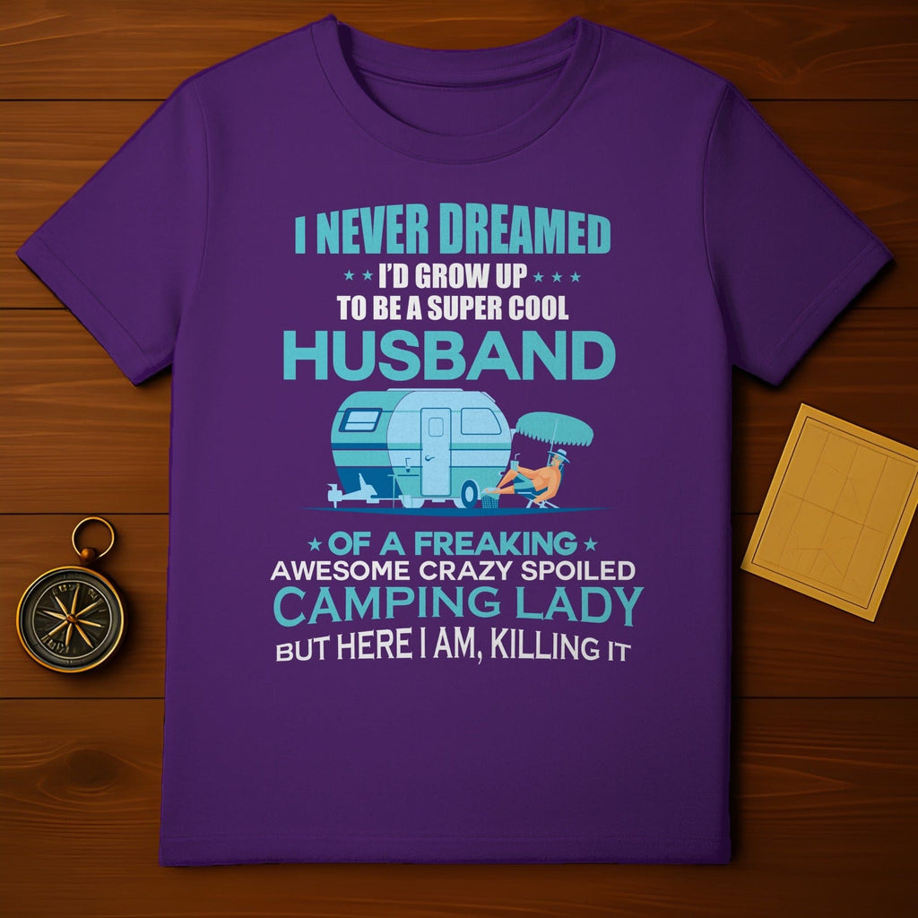 Married a Camping Lady T-Shirt