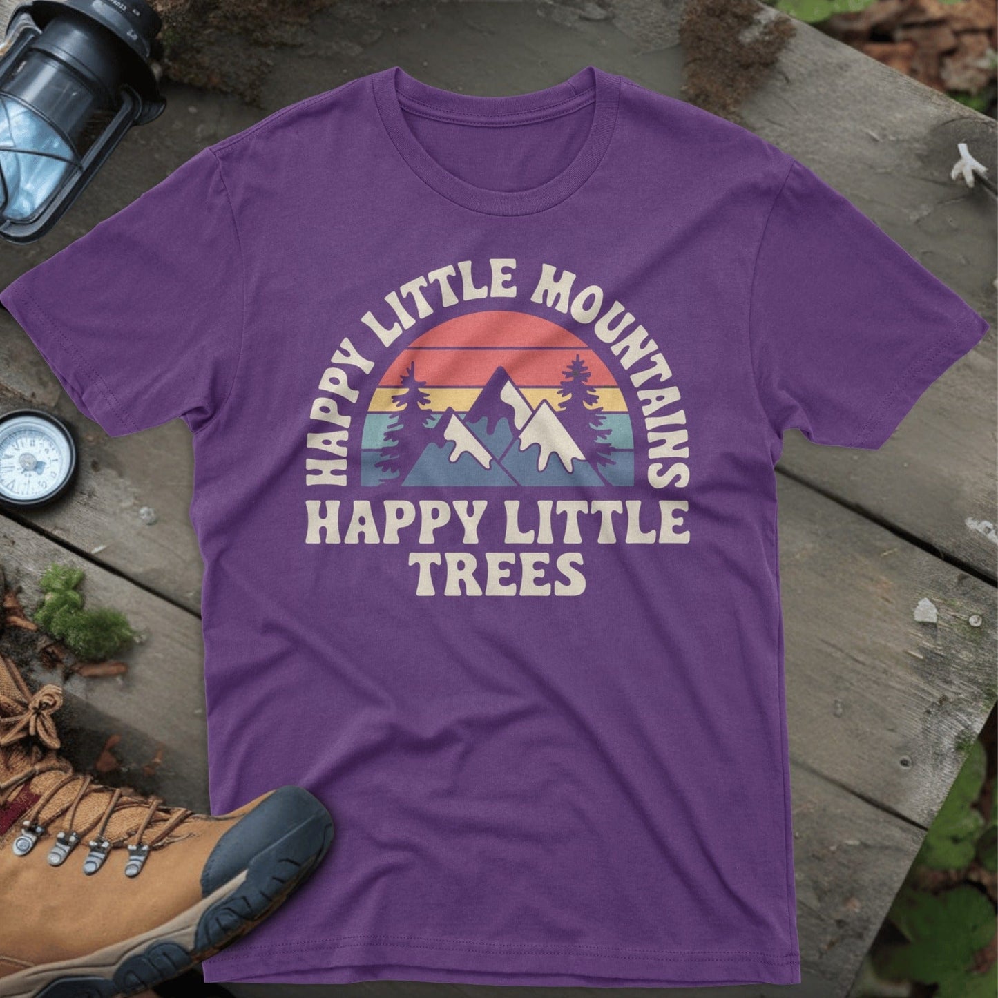 Happy Little Mountains Happy Little Trees T-Shirt product