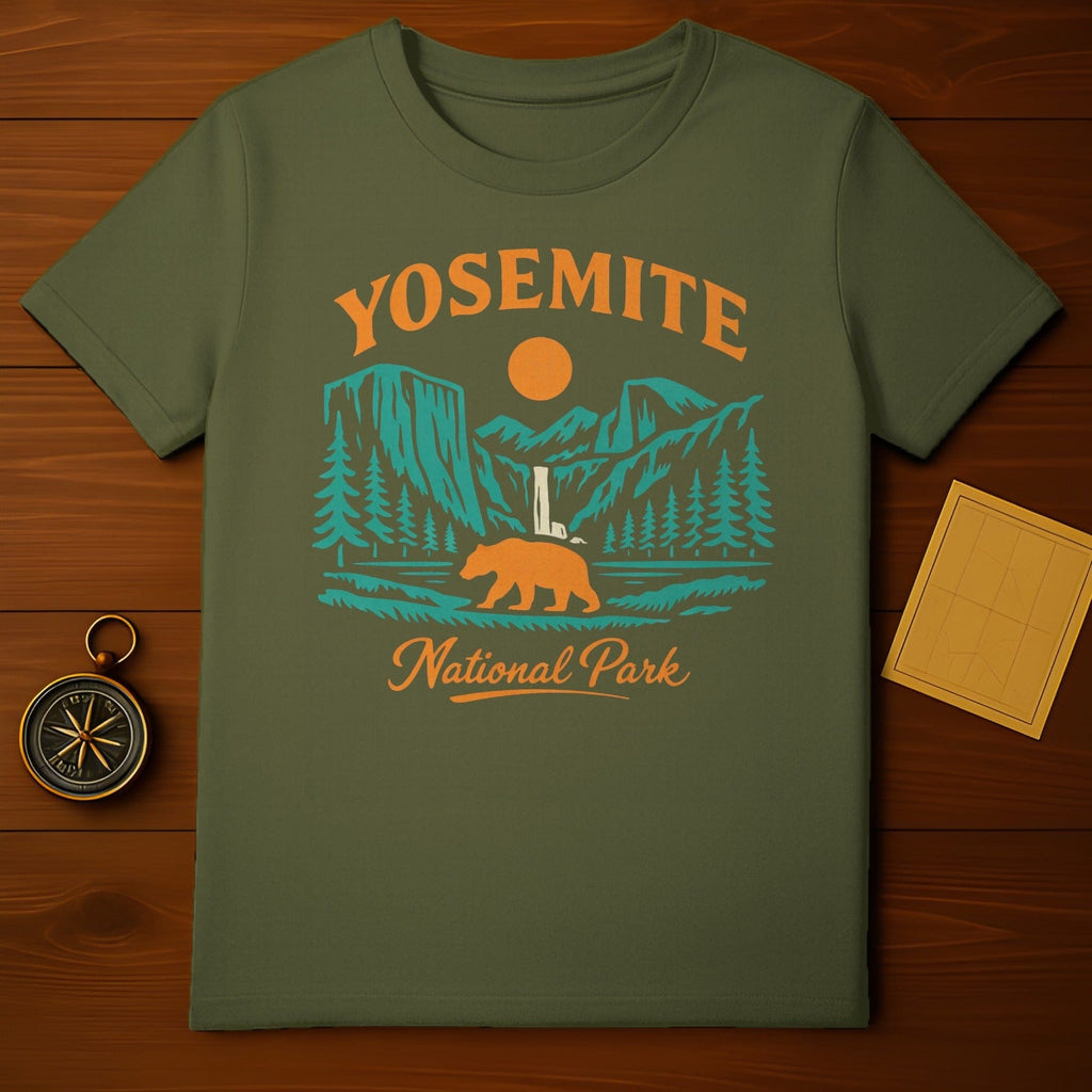 YOSEMITE National Park Scenic Bear Sun Mountains Waterfall product type
