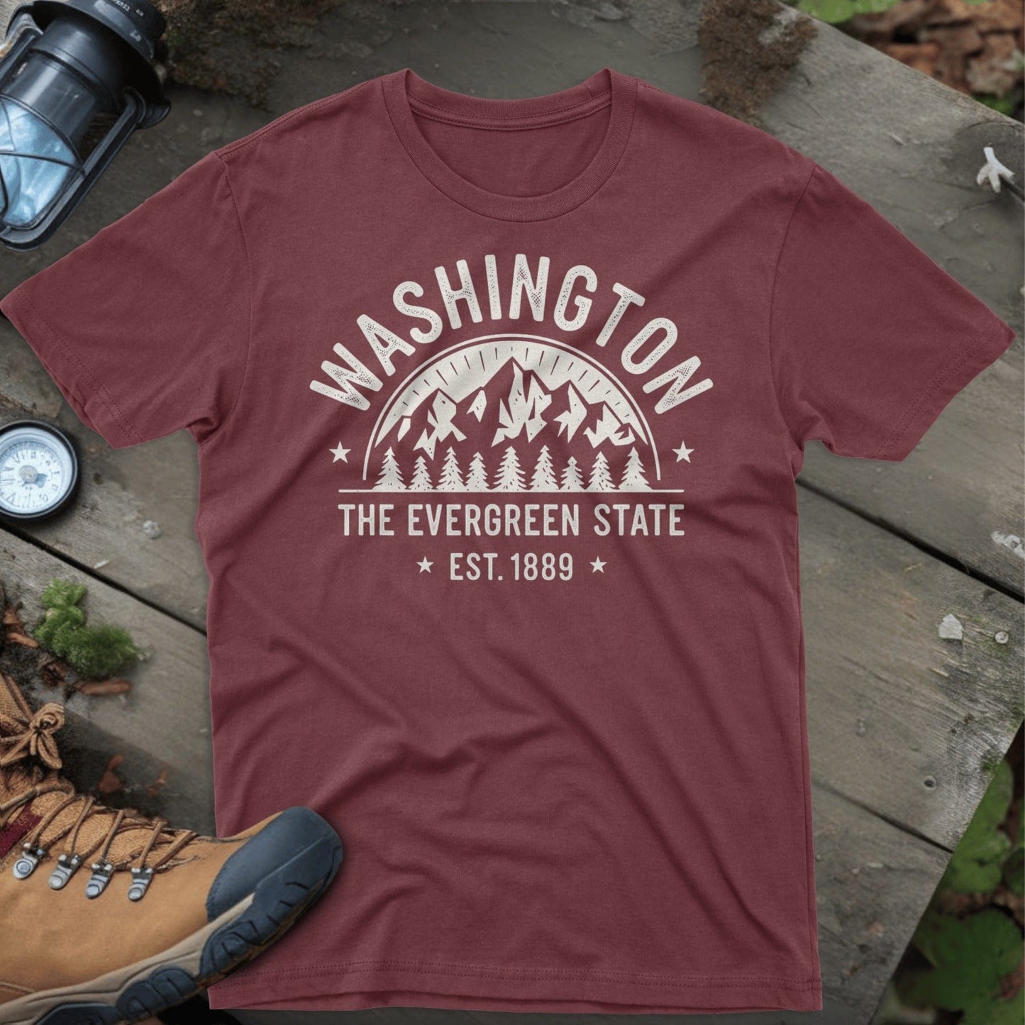 Washington The Evergreen State Est 1889 product type