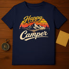 Happy Camper Graphic Tee Mountain Hiking Shirt