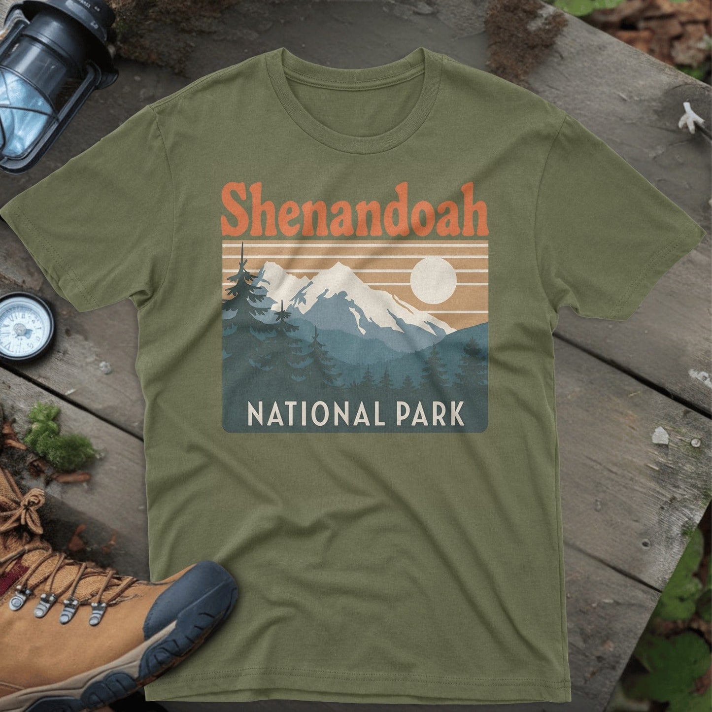 Shenandoah National Park Vintage Style Graphic Shirt Product