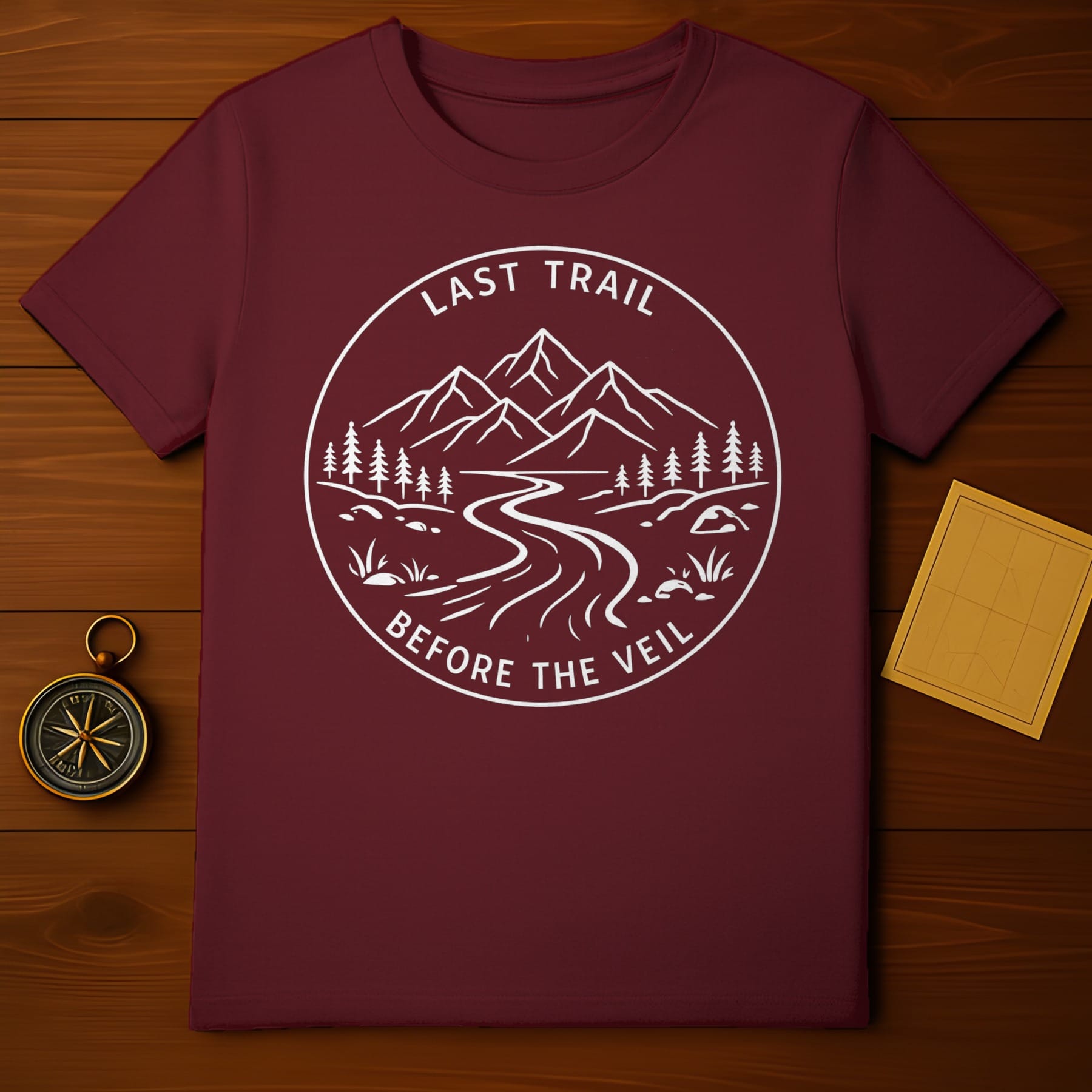 Last Trail Before The Veil Graphic Design Shirt