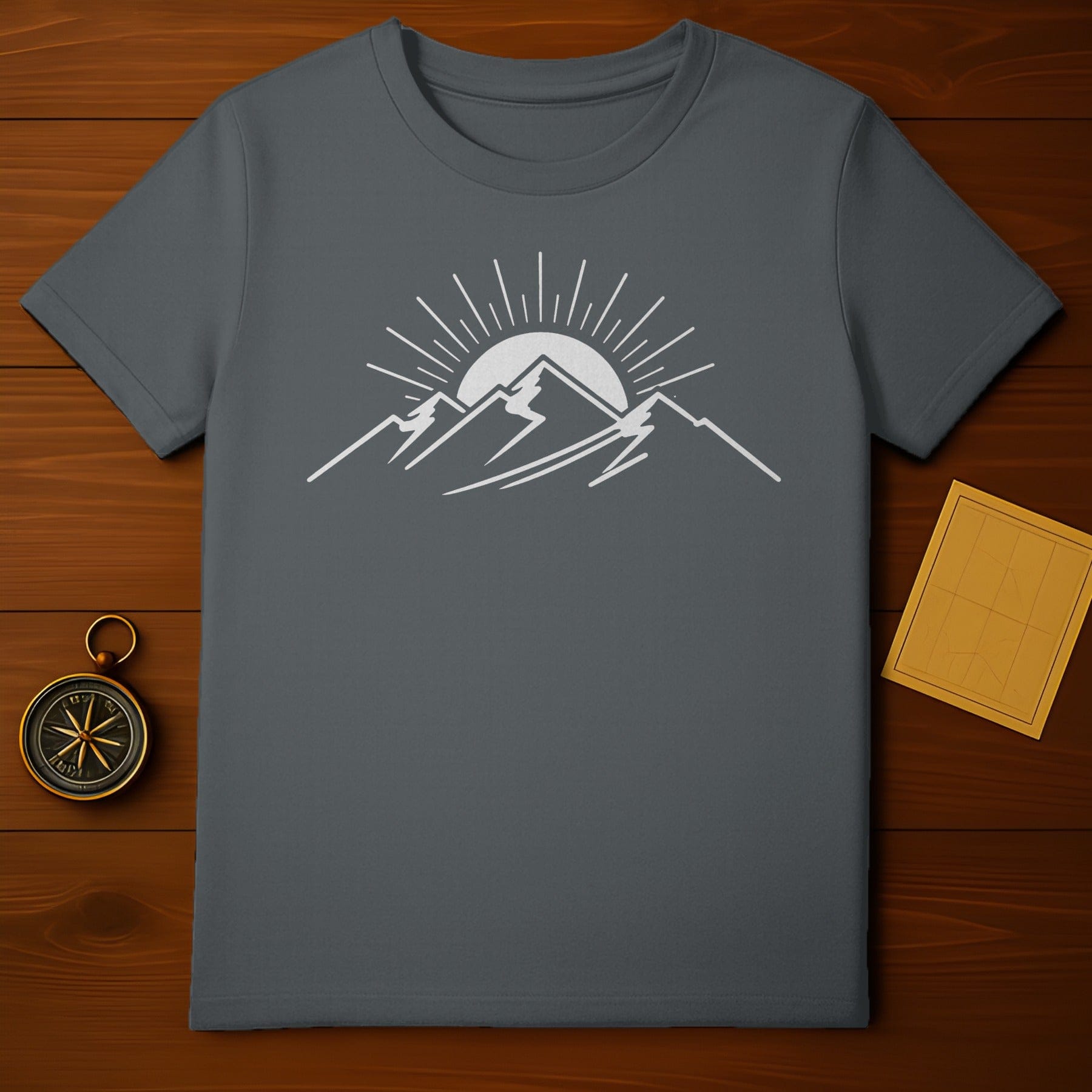 Sunrise Over Mountains Graphic Tee Shirt Product
