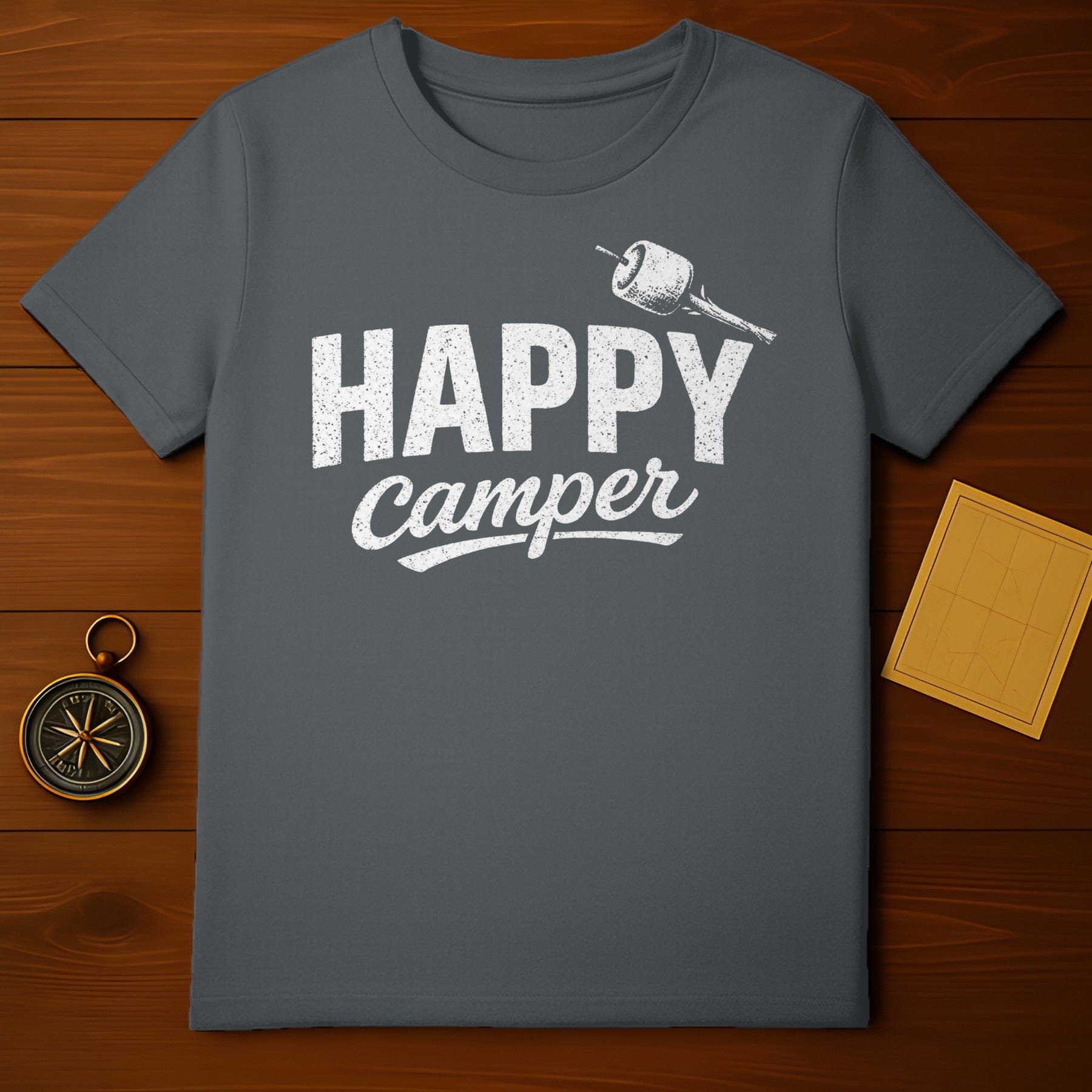 Happy Camper T-Shirt with Marshmallow Design Product