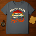Home Is Where You Park It Vintage Camper Van Sunset product type
Camper van, Vintage van, Retro van, Van life, RV life, Camping, Travel, Adventure, Wanderlust, Desert, Cactus, Sunset, Road trip, Explore, Outdoor, Nature, Graphic, Quote, Motorhome, Nomadic life