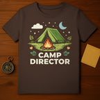 Camp Director Outdoor Camping Fire T-shirt