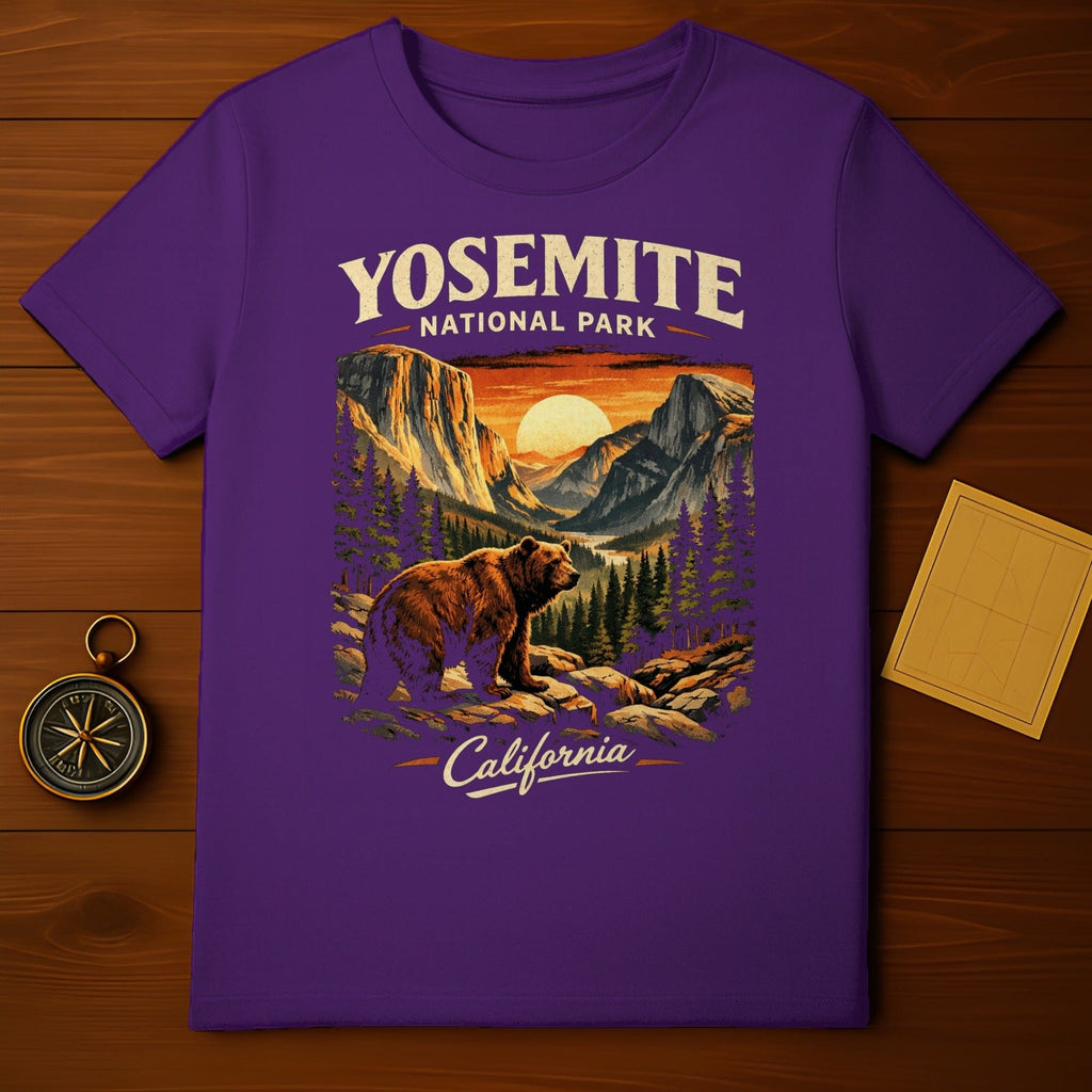Yosemite National Park California Bear T-shirt