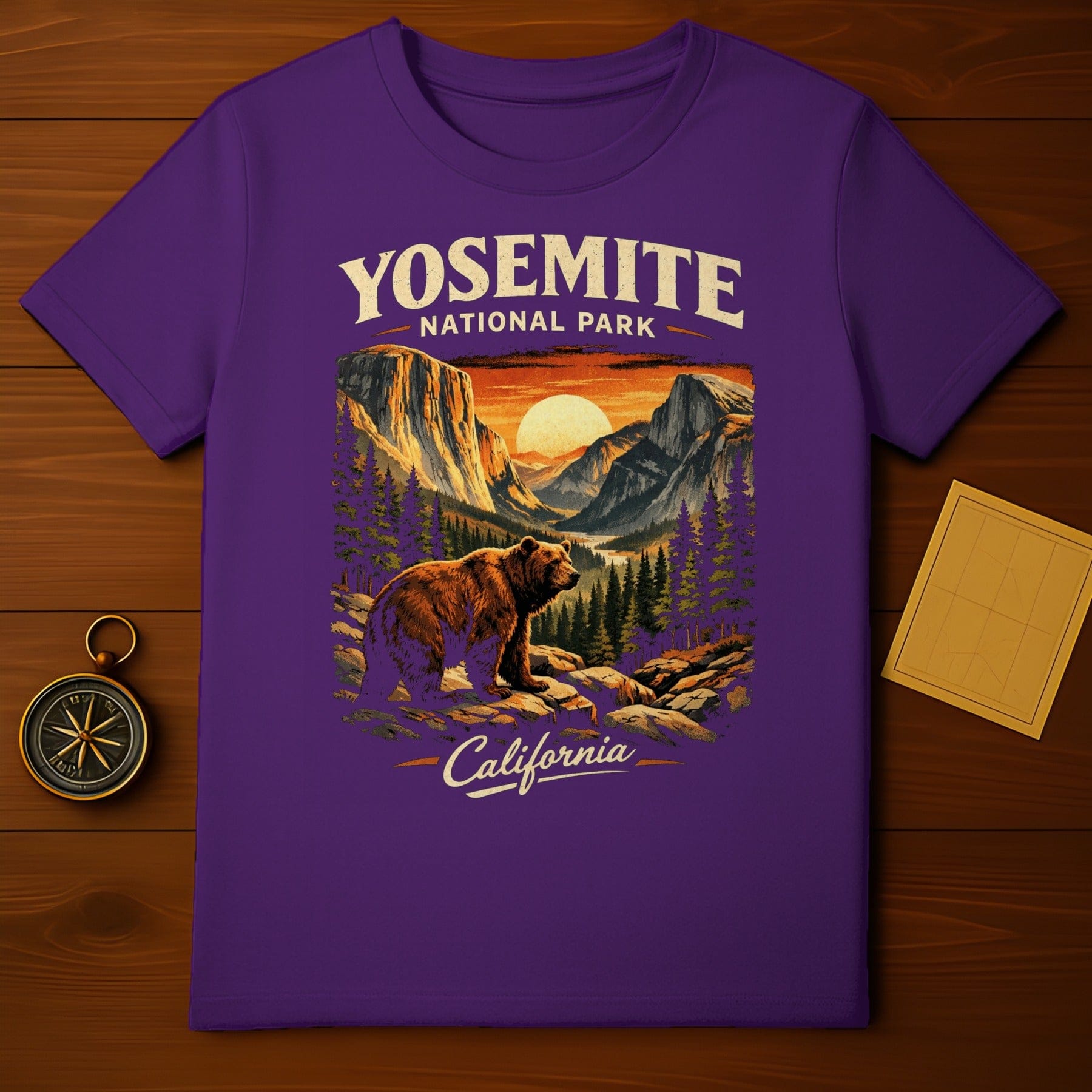 Yosemite National Park California Bear T-shirt
