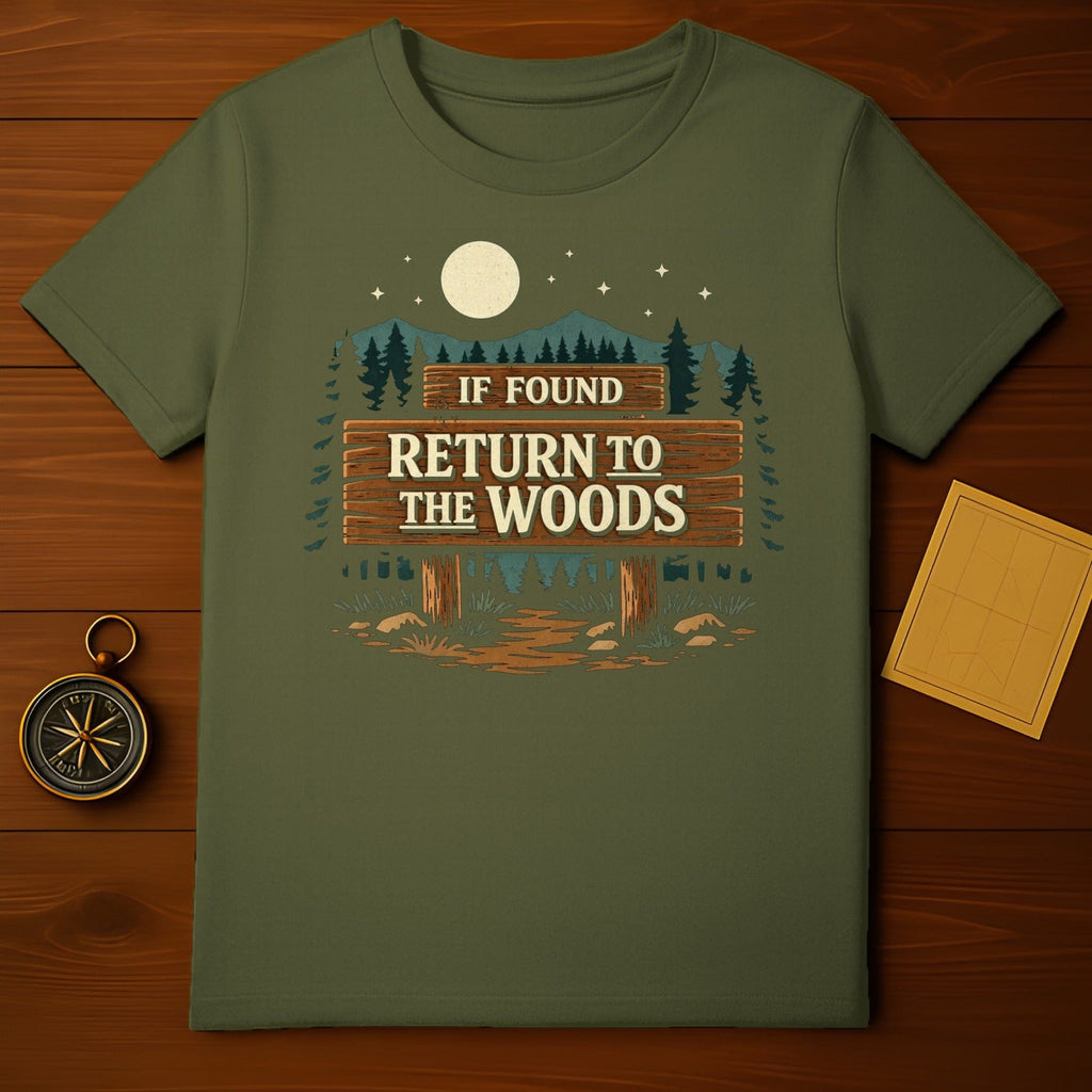 If Found Return To The Woods Moon Stars Forest product type
