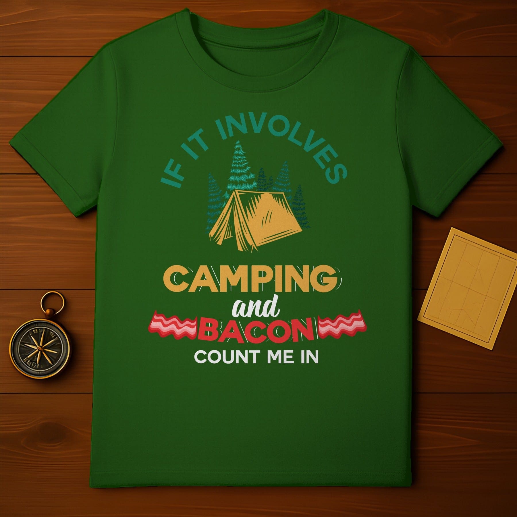 Camping & Bacon T-Shirt
