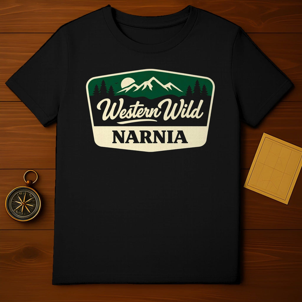 Western Wild Narnia Mountains Trees Sun Design product type