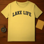 Lake Life Printed Graphic Tee Shirt Casual Wear Apparel