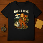 Take A Hike Bigfoot Hiking with Duck T-Shirt