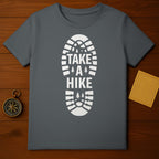 Take A Hike Boot Print Graphic T-Shirt