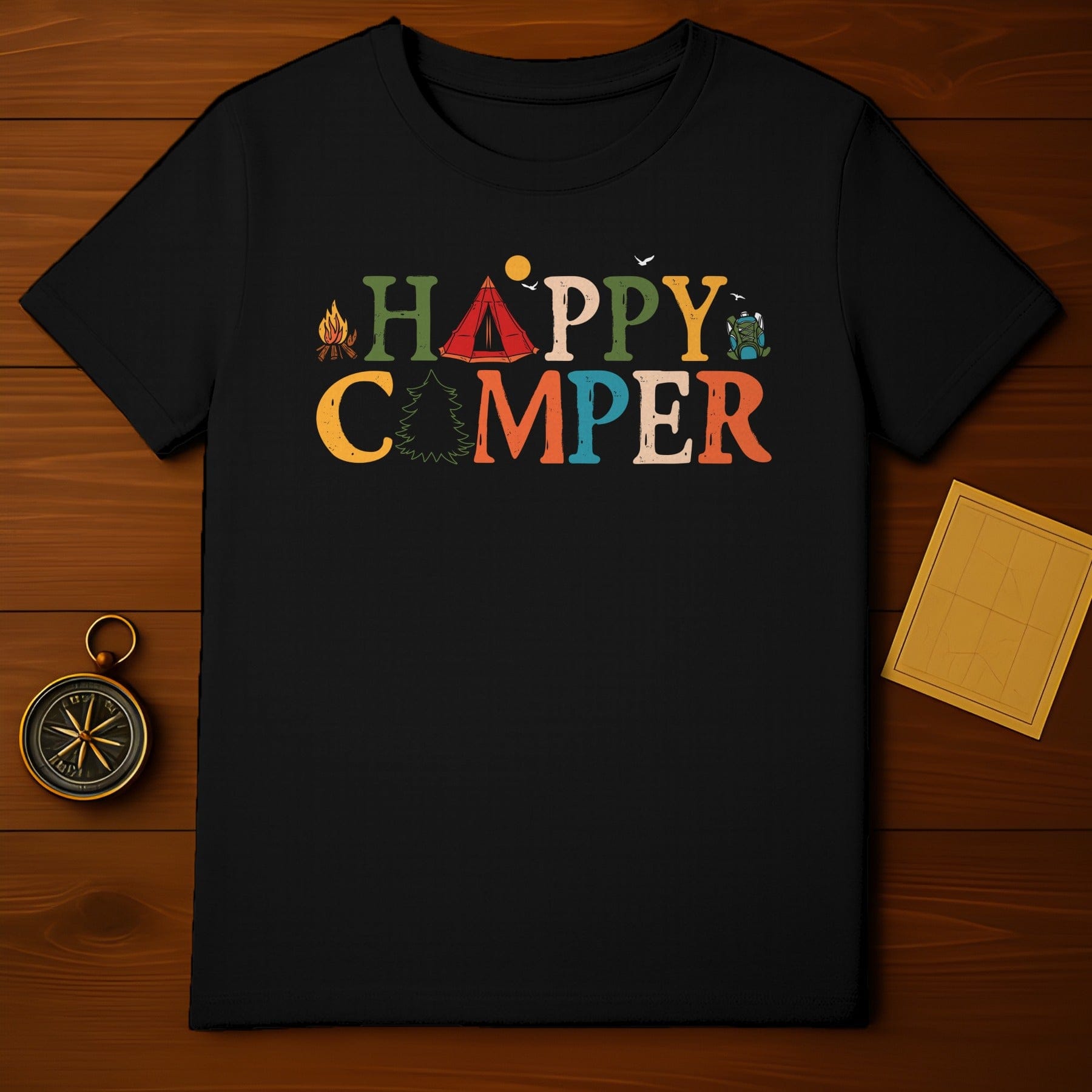 Retro Happy Camper T-Shirt