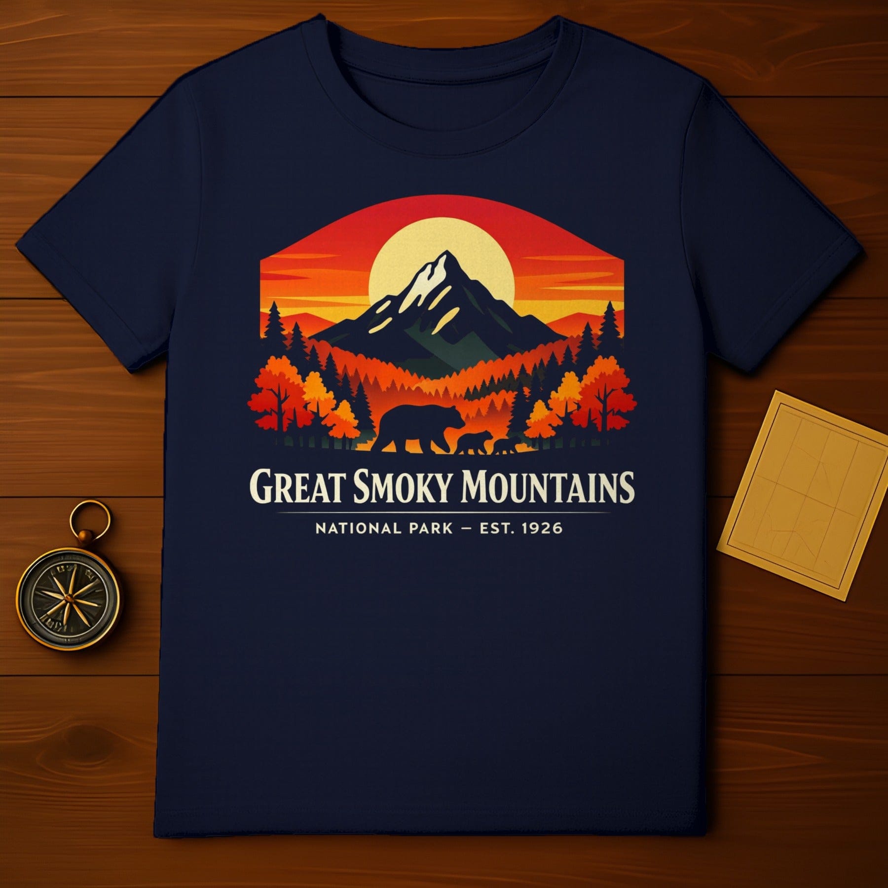 Great Smoky Mountains National Park Est 1926 Bear Sunset product type
Great Smoky Mountains
National Park
Est 1926
Bear
Bear Cubs
Mountain Scene
Sunset Landscape
Nature Lovers
Outdoor Adventure
Forest Design
Autumn Trees
Fall Foliage
Wildlife Graphic
Hiking Enthusiast
Camping Gear
Travel Souvenir
Retro Style
Appalachian Trail
Park Enthusiast
Wilderness Explore