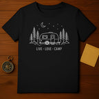 Camper trailer design Live Love Camp starry night product type