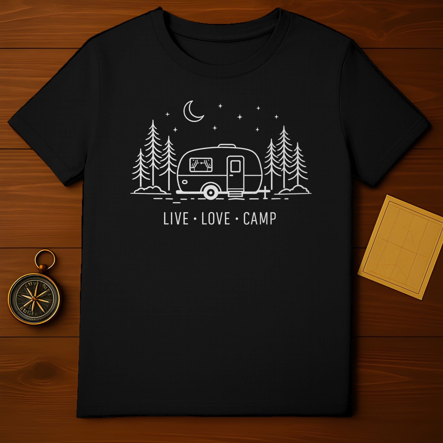 Camper trailer design Live Love Camp starry night product type