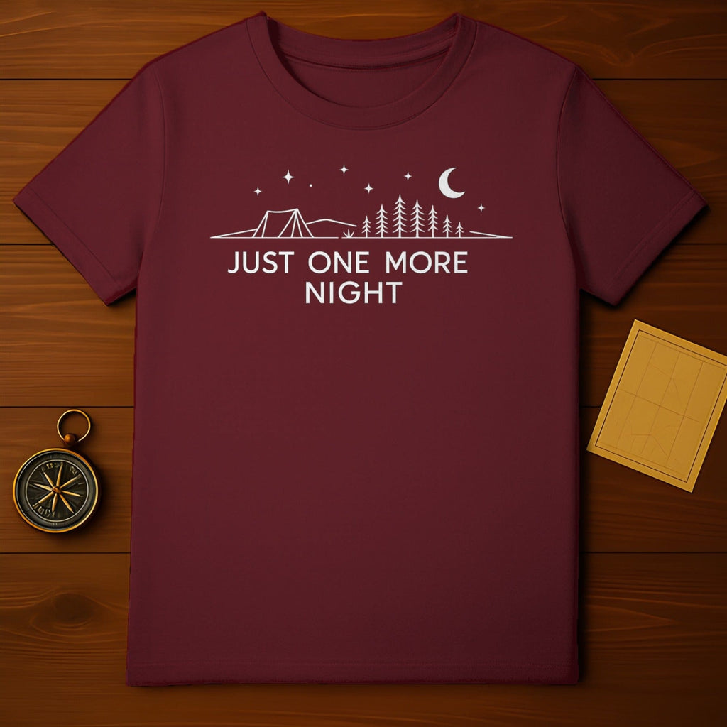 Just One More Night Camping Graphic T-Shirt
