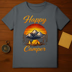 Happy Camper Graphic Tee Outdoor Adventure Shirt