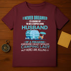 Married a Camping Lady T-Shirt