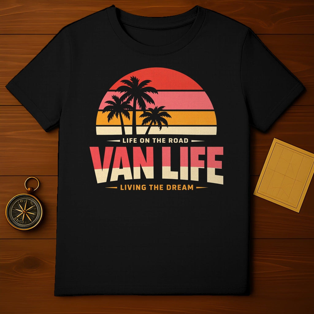 Van Life Living The Dream Retro Palm Sunset product type
van life
road trip
travel
adventure
retro
vintage
sunset
palm trees
beach
summer
vacation
camper
camping
exploration
outdoors
freedom
nature
wanderlust
scenic
journey
