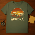 Arizona Sunset Mountains Graphic T-Shirt