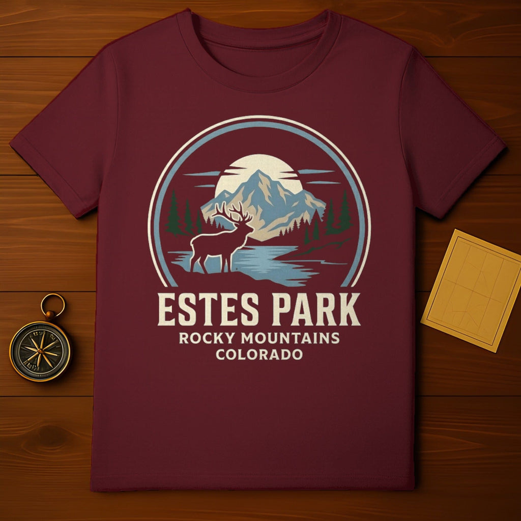 Estes Park Rocky Mountains Colorado Deer Moon product type