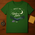 Meet Me Under the Stars Camping Night Sky Adventure product type
Meet Me Under the Stars
Under the Stars
Stars Moon
Night Sky
Camping Tee
Campfire Design
Tent Graphic
Forest Trees
Outdoor Adventure
Nature Lover
Wilderness Apparel
Celestial Theme
Dark Green Shirt
Graphic T-Shirt
Short Sleeve
Casual Clothing
Stargazing Top
Travel Gift
Explore Outdoors
Unique Design
