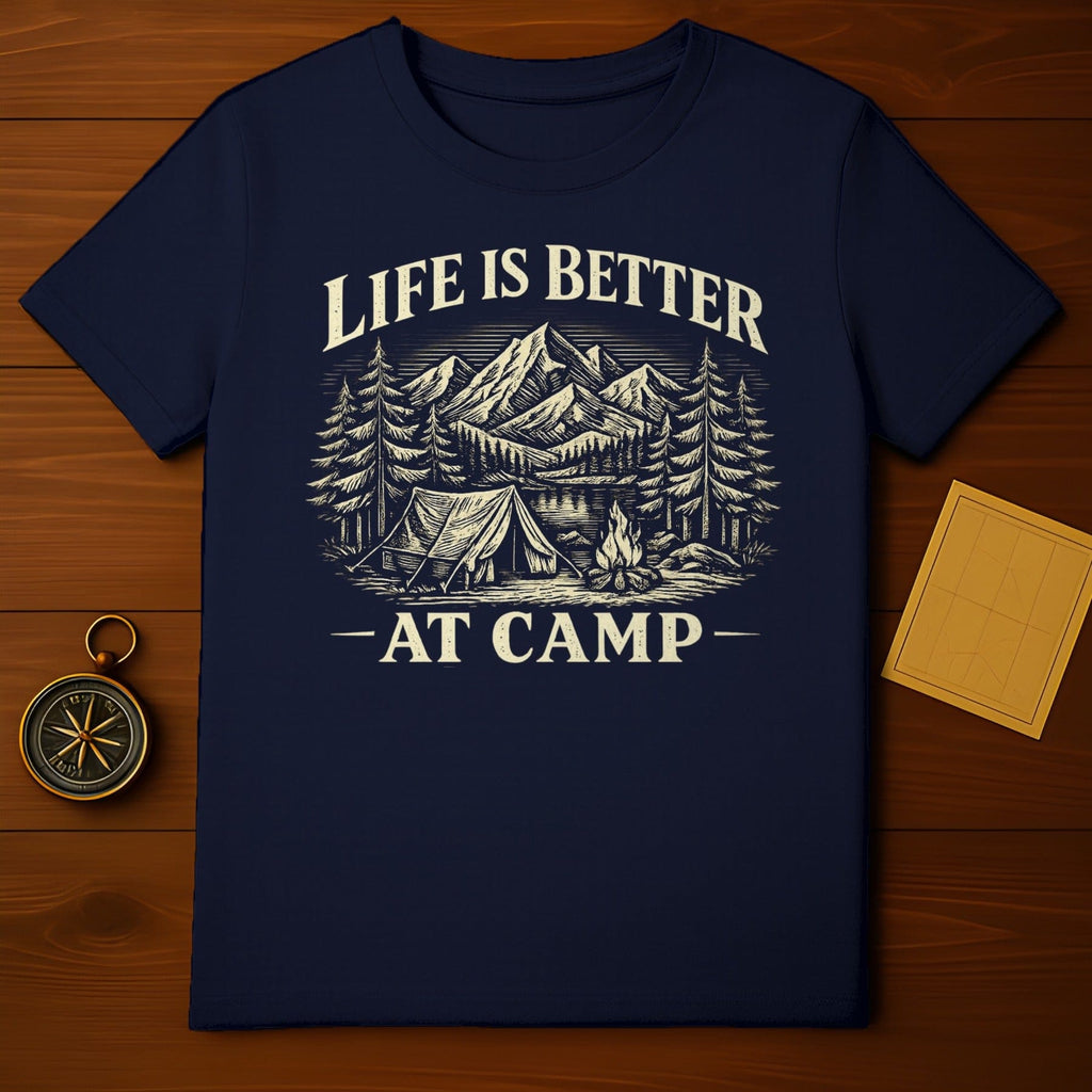 Life Is Better At Camp Graphic T-Shirt